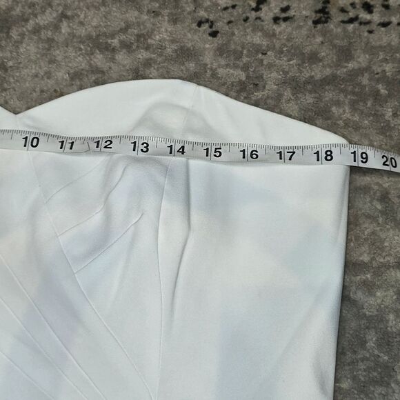 Lilly Pulitzer Kylo Strapless Skirted Romper-Resort White - Picture 9 of 16